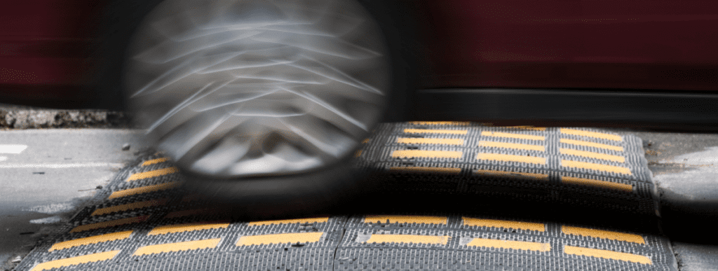 tires going over roads