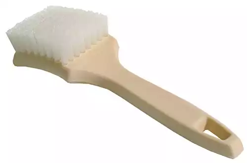 8.5" Whitewall/Sidewall Tire Brush, White Nylon