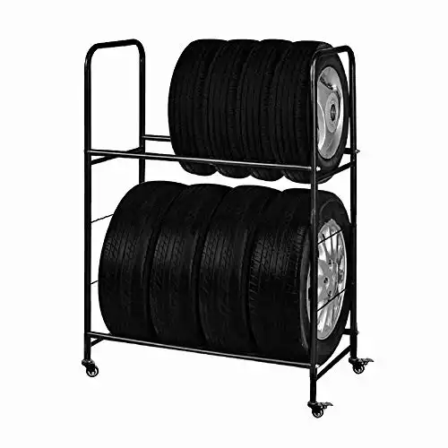 Garage Shelving Tire Storage Rack