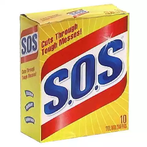 S.O.S. Steel Wool Soap Pads 10 pads